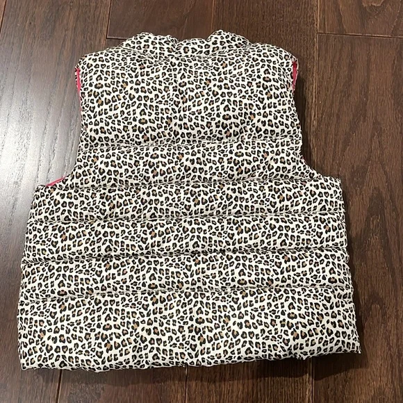 Baby Gap Toddler Leopard Puffler Vest - Picture 7 of 7